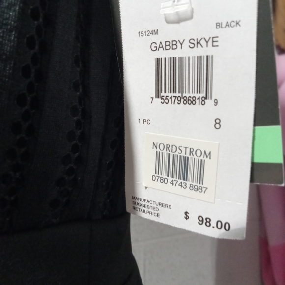 Gabby Skye Black Dress - Picture 5 of 7